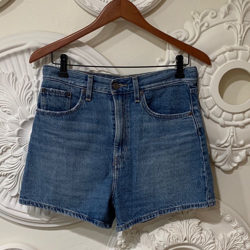 Classic Blue Denim Shorts